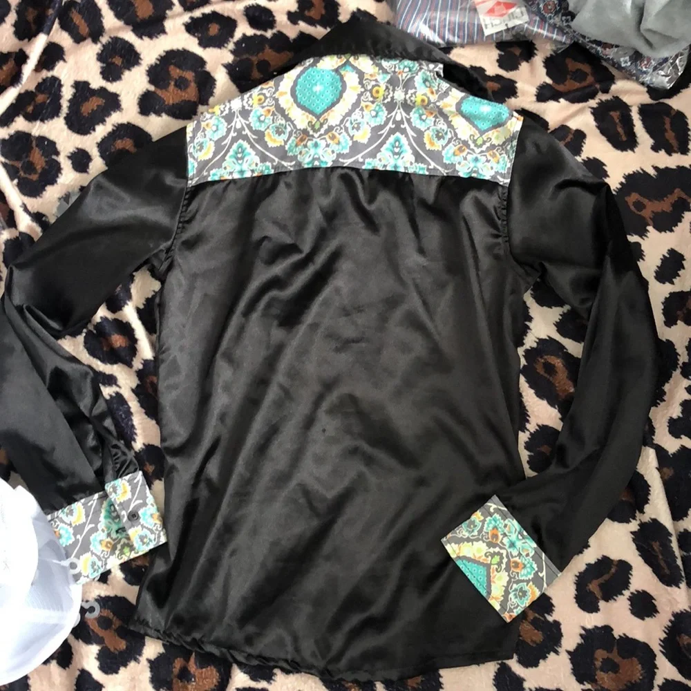 Thunderbird Brand Rodeo Shirt black satin - Picture 7 of 8